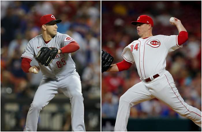 Reds relievers Luis Cessa, Justin Wilson